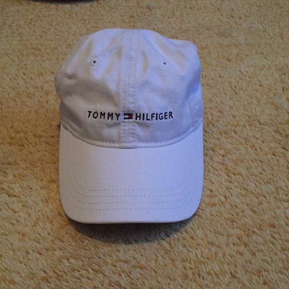 white hat leather strap